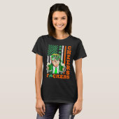 応援はSt patricks dayビおもしろいール飲料 Tシャツ (正面フル)