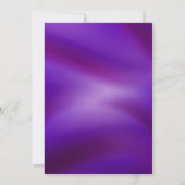 応援へリタイアシャンパントーストパープルモダンパープル 招待状 (裏面)