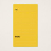 応援へ2023金ゴールドタイポグラフィ新年の贈り物ラベル (裏面)