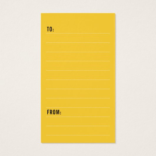 応援へ2023金ゴールドタイポグラフィ新年の贈り物ラベル (裏面)