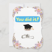 応援よ！ – カスタマイズ可能なお祝いカード (裏面)