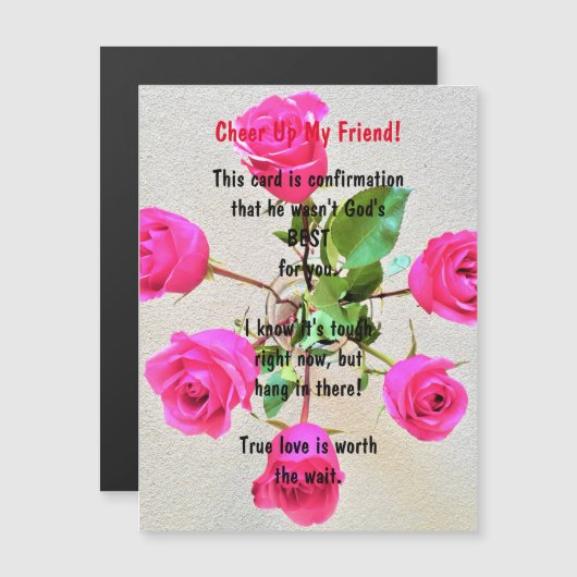 応援を上げて！磁気式グリーティングカード (正面/裏面)