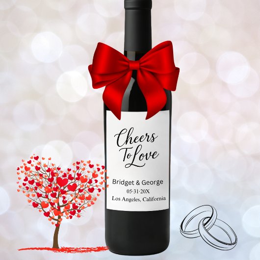 応援を愛するスクリプト – エレガントチャーム ワインラベル