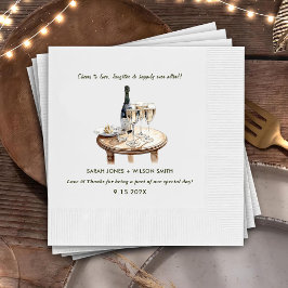 応援を愛するワインフローラ結婚のナプキン 縁ありカクテルナプキン