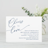 応援を愛する、ロマンチックなブライダルシャワーパーティー 招待状 (スタンド正面)