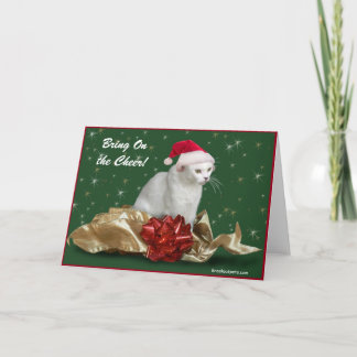 "応援を持って来る"ホリデーカード シーズンカード