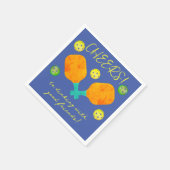 応援を飲むピックボールカクテルナプキン スタンダードカクテルナプキン (角)