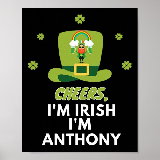 応援アイリッシュ私アンソニー ポスター (正面)