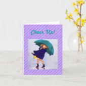 応援アップノートカード カード (黄色い花)