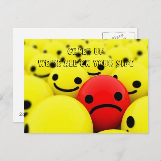 応援アップ我々は全員あなたの側にいる – はがき (正面/裏面)