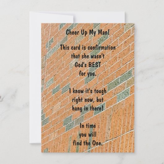 応援アップ!フラットグリーティングカード (正面)