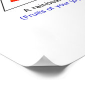 応援アップ、常に嵐の後に虹がある。 ポスター (角)