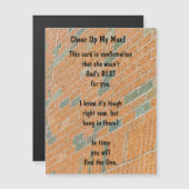 応援アップ!磁気式グリーティングカード (正面/裏面)