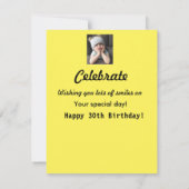 応援アップ！30歳の誕生日30おもしろいグランピーGIrl (裏面)