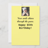 応援アップ！65ハッピーバースデーグおもしろいルピーガール (裏面)