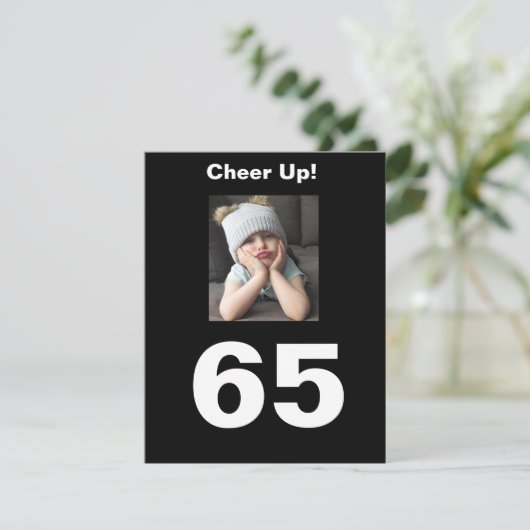 応援アップ！65誕生日おもしろい65不機嫌なかわいい女の子 (スタンド正面)