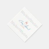 応援アメリカ！- 7月4日カクテルナプキンス スタンダードカクテルナプキン (角)