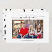 応援インザニューイヤーホリデーカード シーズンカード (正面/裏面)