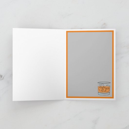 応援ウィスキーの父の日 カード (内部)