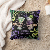 応援ウィッチハロウィーンカクテルグラス クッション (ブランケット)