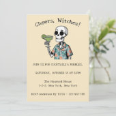 応援ウィッチハロウィーンスケルトン 招待状 (スタンド正面)