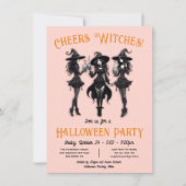 応援ウィッチハローウィンパーティ 招待状 (正面)