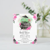 応援ウィッチブライダルシャワー予算招待状 (スタンド正面)