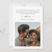 応援エレガントの初めてのクリスマス写真 シーズンカード (裏面)