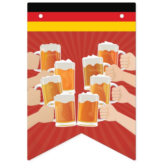 応援オクトーバーフェスト!みんなのためにビアを！ バンティングフラッグ (第1の旗)