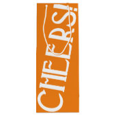 応援オレンジアールデコ ワインギフトバッグ (裏面)