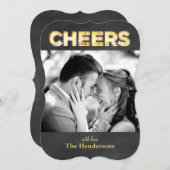 応援オンシャルボードホリデーフォトカード シーズンカード (正面/裏面)