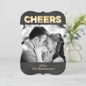 応援オンシャルボードホリデーフォトカード シーズンカード (スタンド正面)