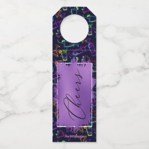 応援オンネオンカクテル ボトルネックタグ