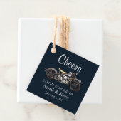 応援オートバイヴィンテージウェディングデイト新郎新婦 フェイバータグ (インサイチュ)