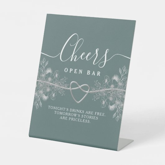 応援オープンバー 台座サイン (正面)