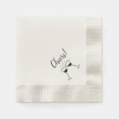 応援カクテルパーティーナプキンズ 縁ありカクテルナプキン (正面)