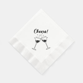 応援カクテルパーティー 縁ありランチョンナプキン