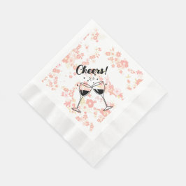 応援カクテルパーティー 縁ありランチョンナプキン