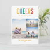 応援カラフルズの新年の写真 シーズンカード (スタンド正面)