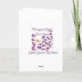 応援カードの勇気付けられるのノート カード (裏面)