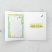 応援カードの勇気付けられるのノート カード (内部)