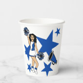 応援ガールブルー#2 紙コップ (裏面)