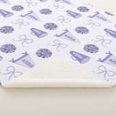 応援キャンプパープルチアリーダリングポンポムトラベル シェルパブランケット (3/4)