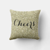 応援キラキラ金ゴールド枕 クッション (裏面)