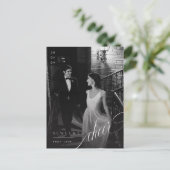 応援クラシックズ新婚クリスマスホリデー写真 ポストカード (スタンド正面)