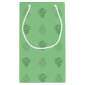 応援クリスマスツリー–6抱き枕s スモールペーパーバッグ (裏面)