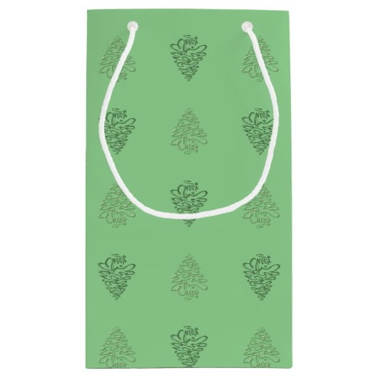 応援クリスマスツリー–6抱き枕s スモールペーパーバッグ (裏面)