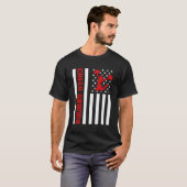 応援グラニー誇りを持ったチアリーダー家族アメリカ合衆国 Tシャツ (正面フル)