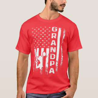 応援グランドパアメリカ国旗チアリーティングチアリード Tシャツ