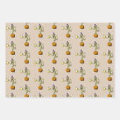 応援グールハロウィーン ラッピングペーパーシート (正面)